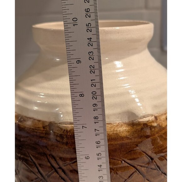 Whiskey Creek Pottery Vase Signed S. Kammerer 1974 Earthy Tone Intricate 3D - Picture 11 of 13